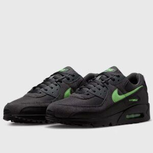 New Nike Air Max 90 Size 9.5 Green Strike Men's Comfort Style Sneakers
